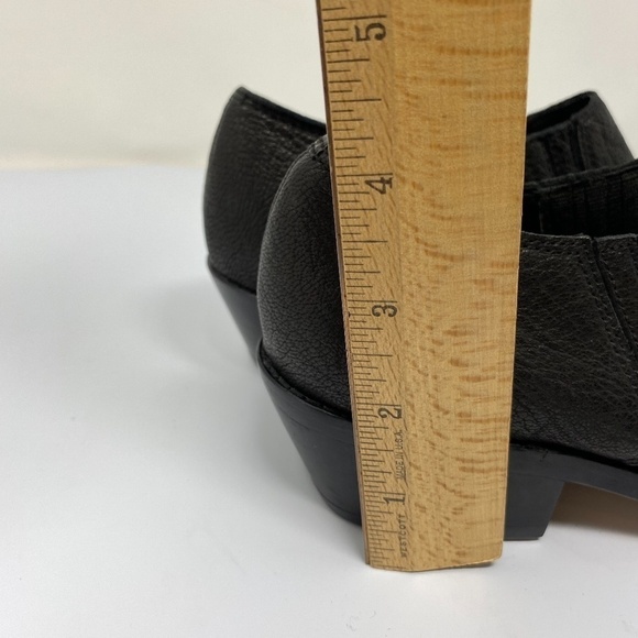 Cynthia Vincent Leather Ankle Boots Black SZ 7.5 - Picture 8 of 8